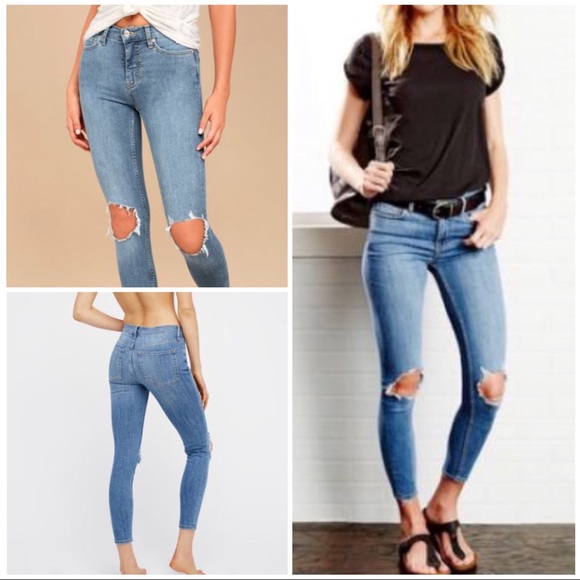 free people busted jeans